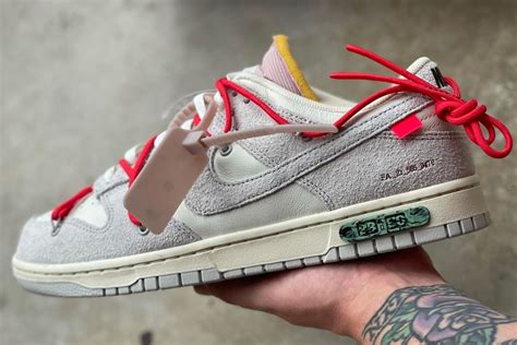 dunk low off white 33